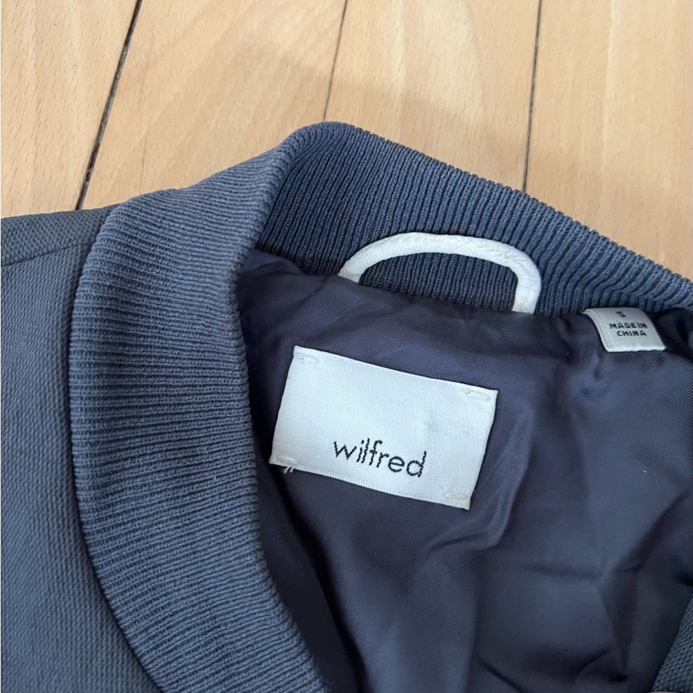 Wilfred Charcoal Bomber Jacket